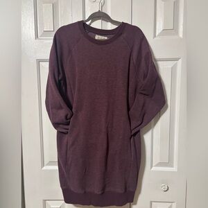 Plenty Plum sweatshirt dress in Medium